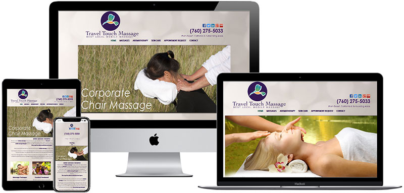 recent website design by Innovative Solutions Group - traveltouchmassage.com